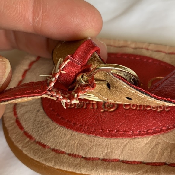 B o c Born Concepts Clearwater Flat Adjustable Ankle strap Sandals Size 7M - Picture 7 of 10